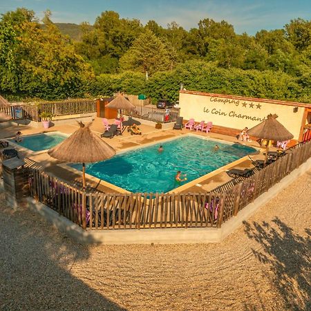 Camping Le Coin Charmant Chauzon Esterno foto