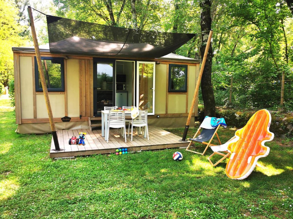 Camping Le Coin Charmant Chauzon Esterno foto