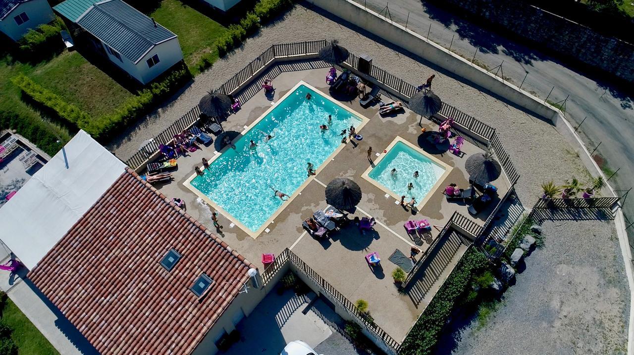 Camping Le Coin Charmant Chauzon Esterno foto
